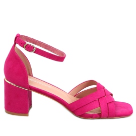 Højhælede damesandaler Sabines Fuchsia lyserød