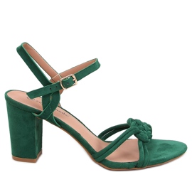 Hally Green højhælede sandaler grøn