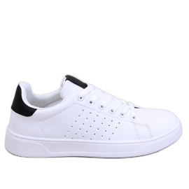 Helary HVID/SORT damesneakers