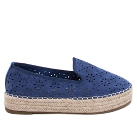 Rigois Blå gennembrudte espadriller