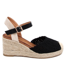 Morelli sorte espadrillesandaler