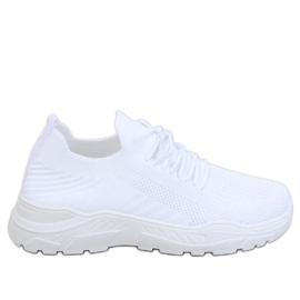 Jaussa White sock sportssko hvid