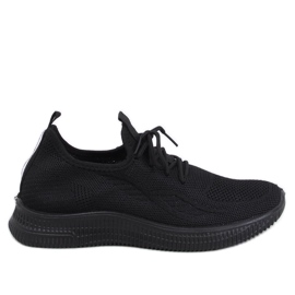 Brisson Allblack sock sportssko sort