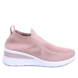Bayol Pink sok wedge sneakers lyserød