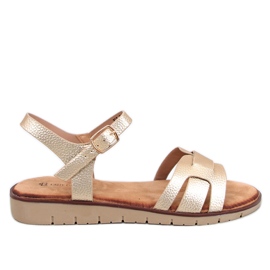 Capilla Gold damesandaler gylden