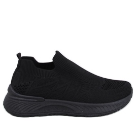 Fourny Allblack sock sportssko sort