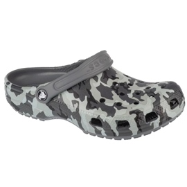 Crocs Classic Spray Camo Kids Clog 207594-097 flip-flops grå
