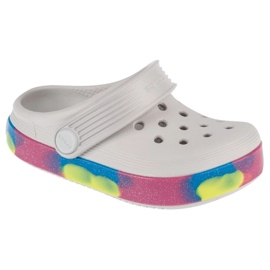 Crocs Off Court Glitter Band Clog T 209717-1FS flip-flops hvid