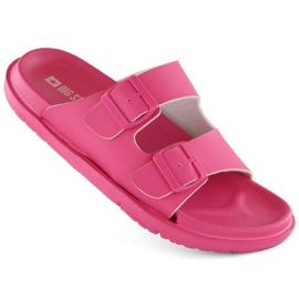 Big Star INT2004E skumflip-flops med spænder, fuchsia lyserød