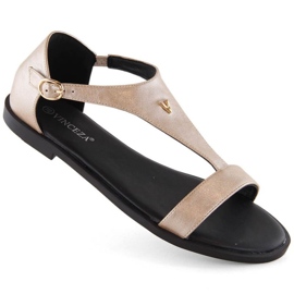 Vinceza W JAN310A sandaler, guld gylden