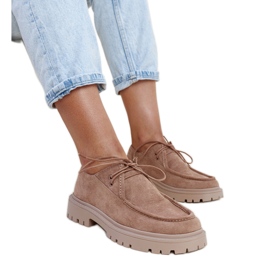 Mørk beige ruskind klassiske Keiko sko