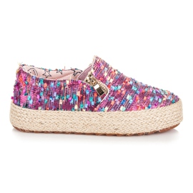 Kylie Farverige Espadrilles-sneakers flerfarvet