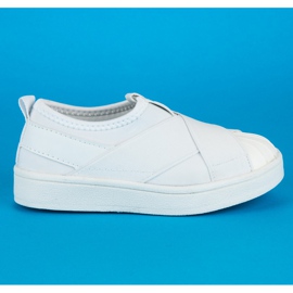 Rock And Joy Slip-Up Sneakers For Girls hvid