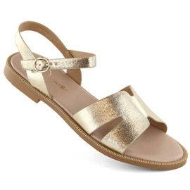Filippo W PAW540 guld metalliske sandaler gylden