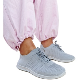Mairago sneakers i gråt stof
