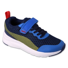 Befado ungdoms sportssko med velcro 516q320 blå