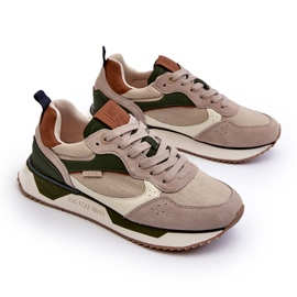 Herresneakers Memory Foam System Big Star NN174349 Beige