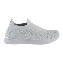 Grå slip-on sportssko