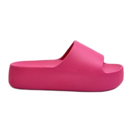 Flip-flops til kvinder med en tyk sål Fuchsia Oreithano lyserød