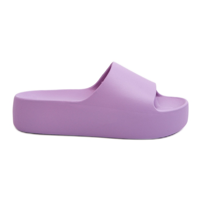 Kvinders tykke sål Lilla Oreithano flip-flops violet