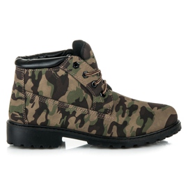 Ideal Shoes Lav ankelfanger flerfarvet