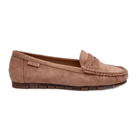 Dame Eco Suede Moccasins Big Star NN274930 Memory Foam System Beige