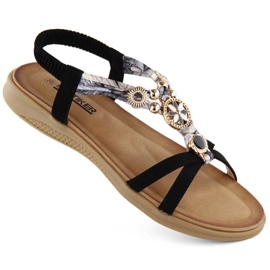 Artiker W HBH75B komfortable sandaler, sorte