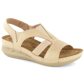 Komfortable eVento W EVE447 sandaler, beige