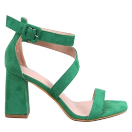 Savoy Green højhælede sandaler grøn