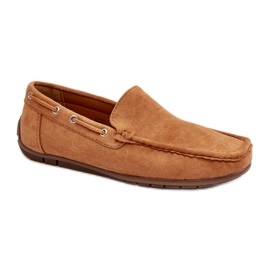 Herre Camel Rayan Ruskind Slip-On Loafers brun