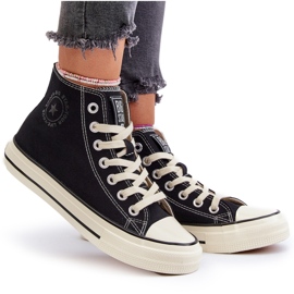Høje sneakers til kvinder Big Star NN274283 Sort