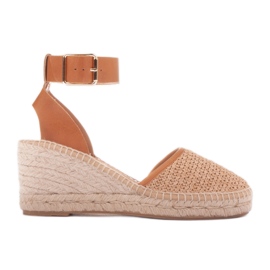 Marco Shoes Carboneras espadriller beige