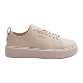 Lette damesneakers Big Star NN274321 Memory Foam System Beige