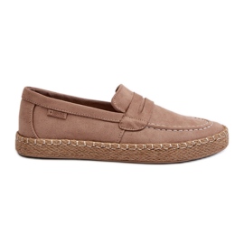 Herre Eco Ruskind Espadrilles Big Star NN174049 Beige brun