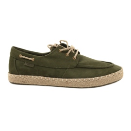 Espadriller med snørebånd til mænd Big Star NN174055 Khaki grøn