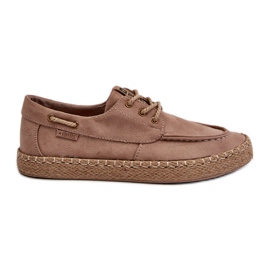 Espadriller med snørebånd til mænd Big Star NN174054 Beige