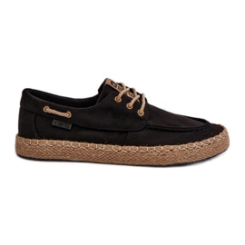Espadriller med snørebånd til mænd Big Star NN174051 Sort