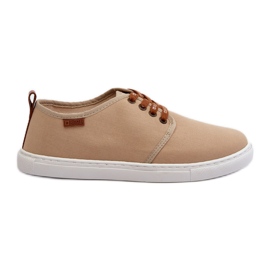Herresneakers Big Star NN176001 Memory Foam System Beige