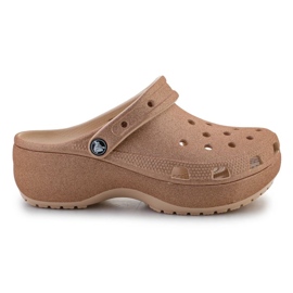 Crocs Classic Platform Glitter Clog 207241-2DS flip-flops brun