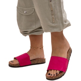 Klassiske flip-flops med Matilte korksål lyserød