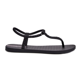 Dame flip-flop sandaler med glitter 26914 Ipanema Class Brilha Fem Black sort