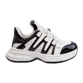 Sneakers til kvinder hvid og sort Ahmani
