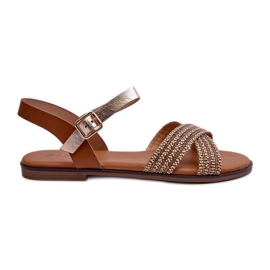 S.Barski MY923 Flade sandaler til kvinder, brune
