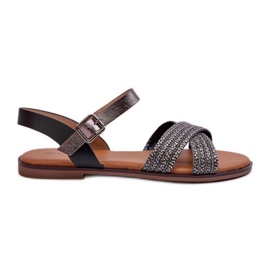 S.Barski MY923 Flade sandaler til kvinder Sort