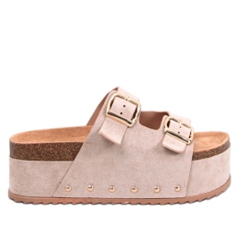Galzai Khaki platformsko i kork beige