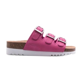 Scholl Rio Wedge Ad F26835-1026 flip-flops lyserød