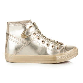 Seastar Høje sneakers med snøre gul