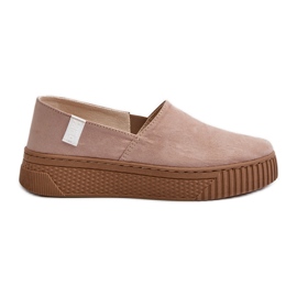 Big Star Sneakers til kvinder NN276007 Memory Foam System Beige