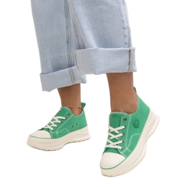 Grønne massive sneakers Big Star NN274130