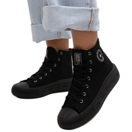 Sorte high-top sneakers Big Star LL274A182